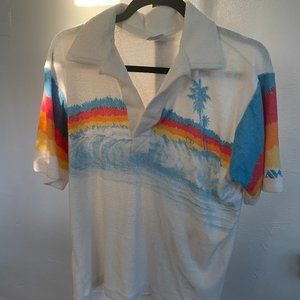 Vintage 90s OP terry cloth polo